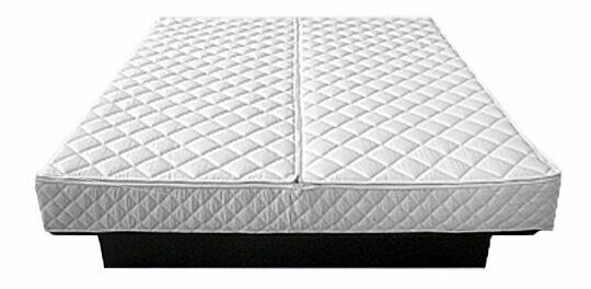 Manželská vodní postel 160 cm Zendaya (dřevo) (s matrací)