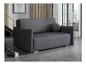 Rozkládací pohovka Carivia Glov III (tmavě šedá) (s úl. prostorem)