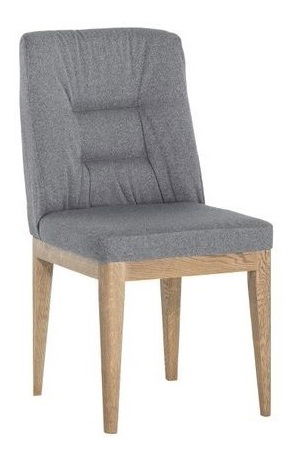 Jedálenská stolička Arline (dub olejovaný + sivá )
