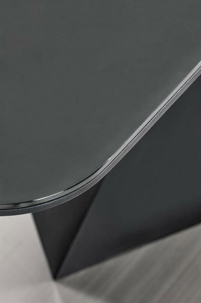 Jídelní stůl Peperoni (dub zlatý + černá)