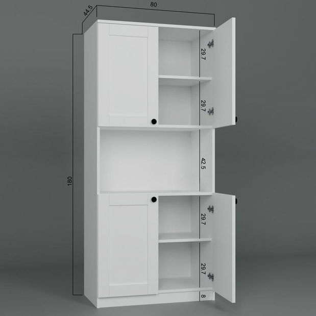 Šatní skříň Yamy (zelená)