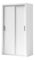 Šatní skříň s posuvnými dveřmi Klary SZ120 KE04 (bílá)