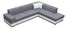 Rohová sedací souprava Darcia (šedá) (P)