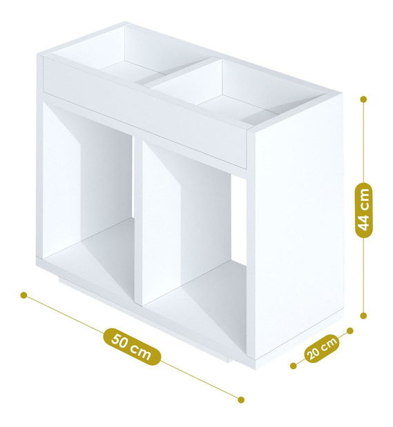 Regál Enrique (bílá)