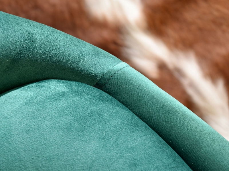 Křeslo Lush 4 (zelená + chromová)