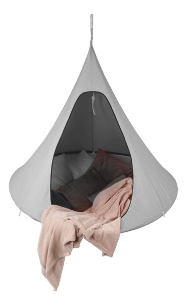 Závěsné houpací křeslo 150x150 Klarina (světle šedá)