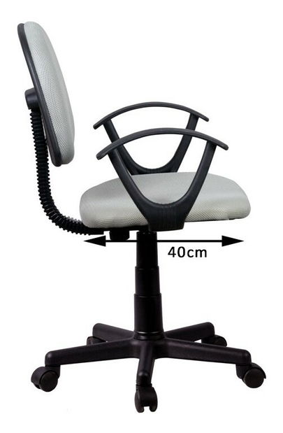 Dětská židle Firman (černá)