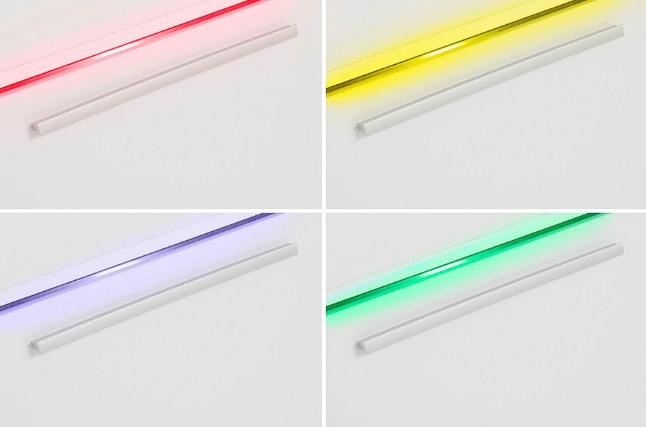 TV stolek Alyce Typ 41 (bílý vysoký lesk)