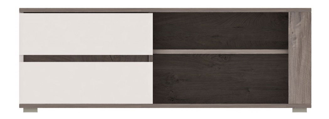 Tv stolek Aren AS1 (dub enderein + lesk bílý)