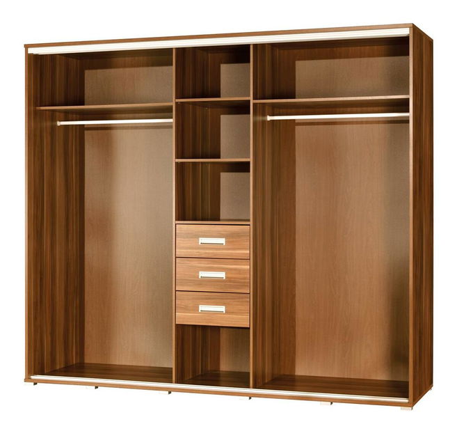 Šatní skříň Peldon 255 (švestka)