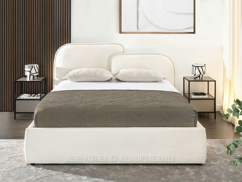 Manželská postel 180 cm Respondio 180 (krémová)