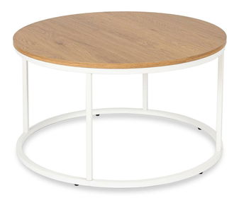Konferenční stolek Aparentar Max (dub + bílá)