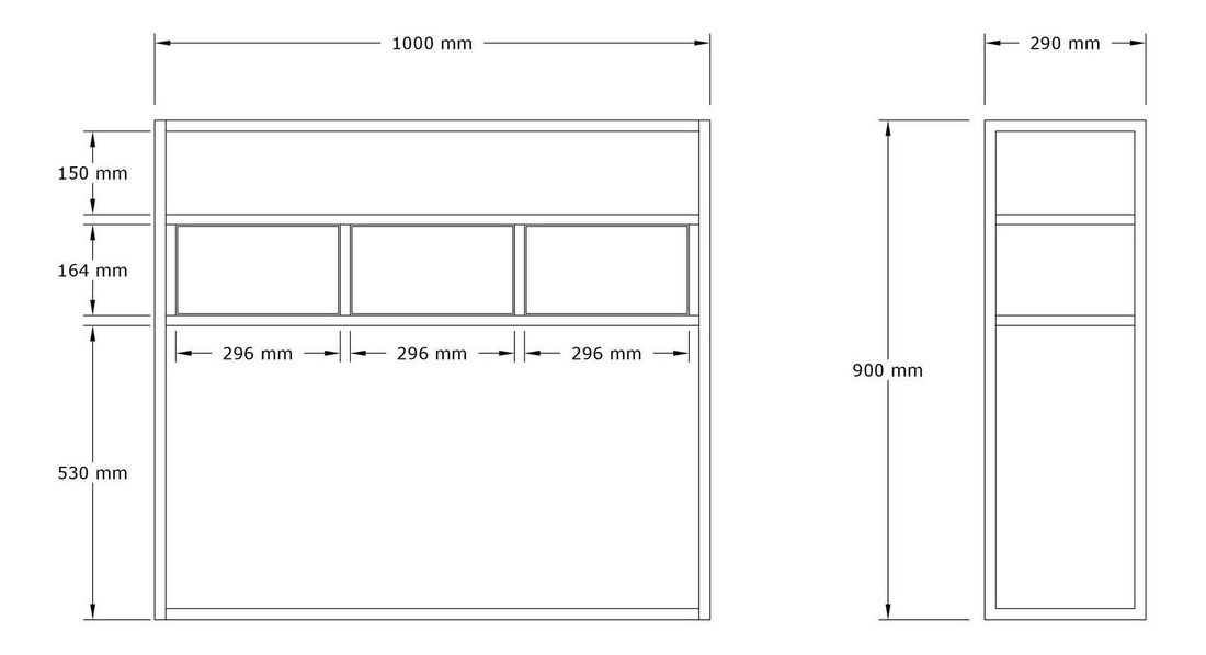 Konzolový stolek Guarde (bílá)