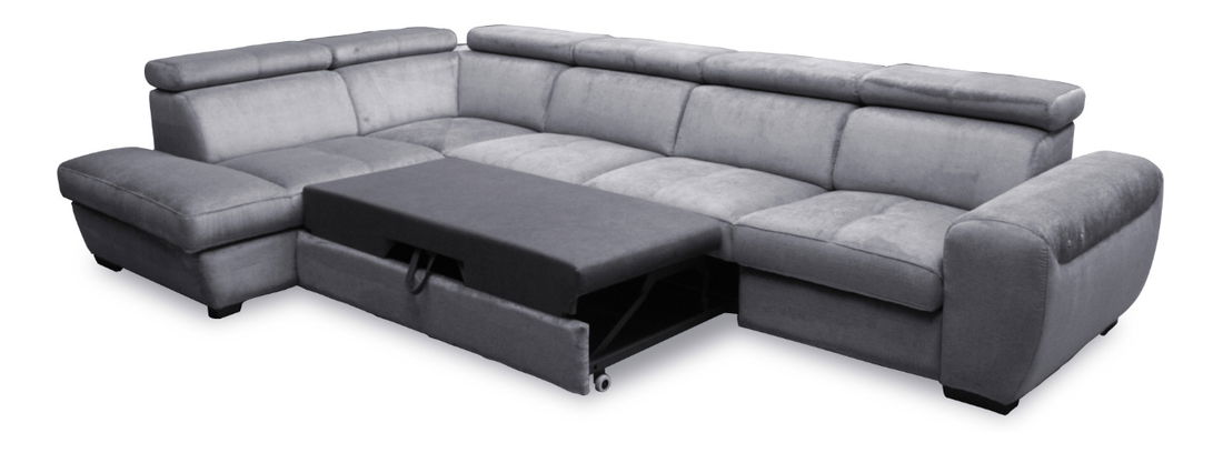 Rohová sedačka BRW Living (světle šedá) (L)