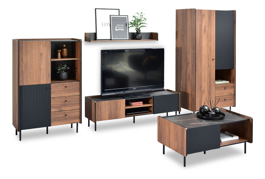 Nábytek do kanceláře Presuntos 3 (černá)