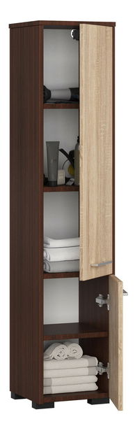 Koupelnová skříňka Farid TYP4 (wenge + dub sonoma)