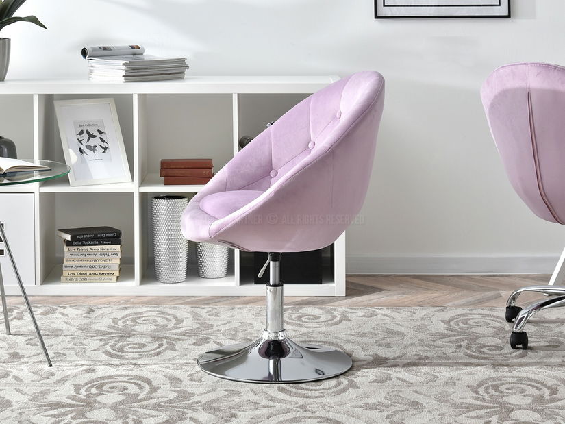 Křeslo Lush 3 (šeřík + zlatá)