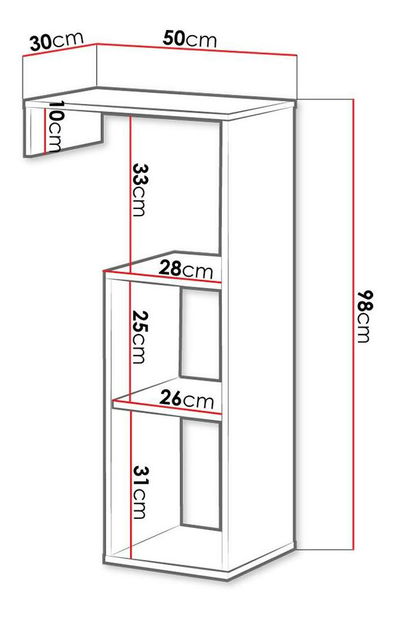 Nástavec pro komodu Tikrote TE16 *výprodej