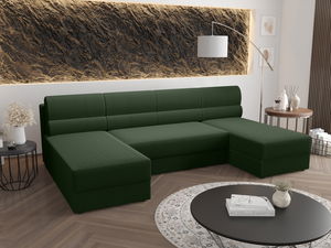 Rohová sedací souprava U Radiant U1 (zelená)