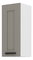 Horní kuchyňská skříňka Lucid 30 G 72 1F (claygrey + bílá)