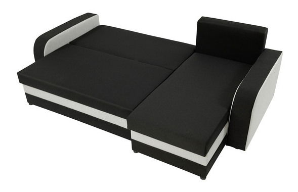 Rohová sedačka Delmur (krémová) (s úl. prostorem)