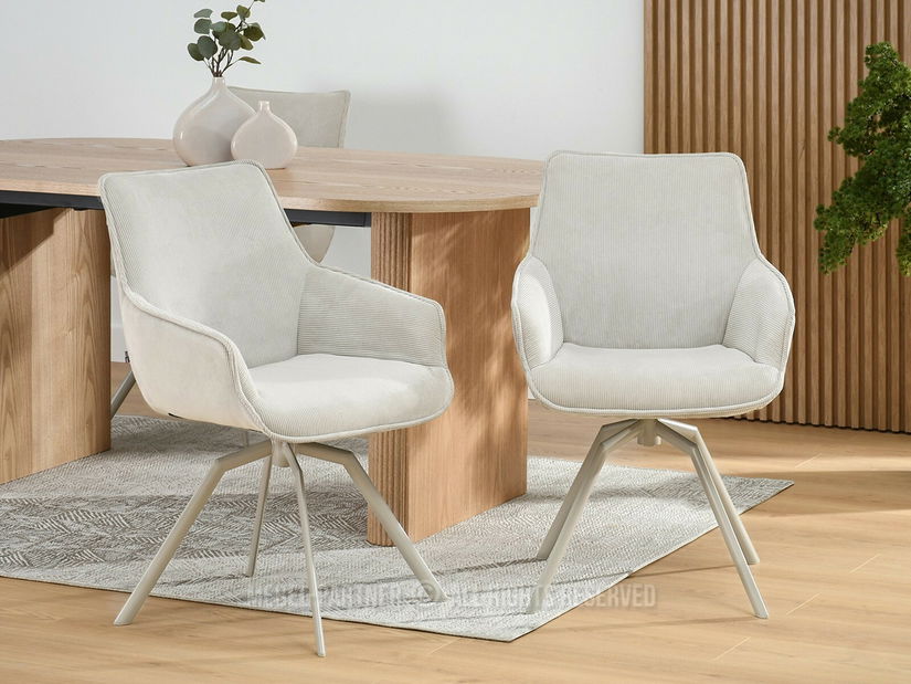 Židle Liam (světlobéžová + béžová)