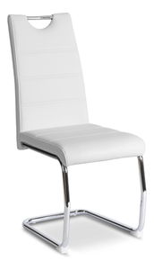  Jídelní židle Lesione (bílá ekokůže)
