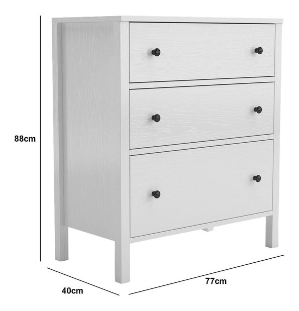 Komoda Franc 23 (bílé dřevo)