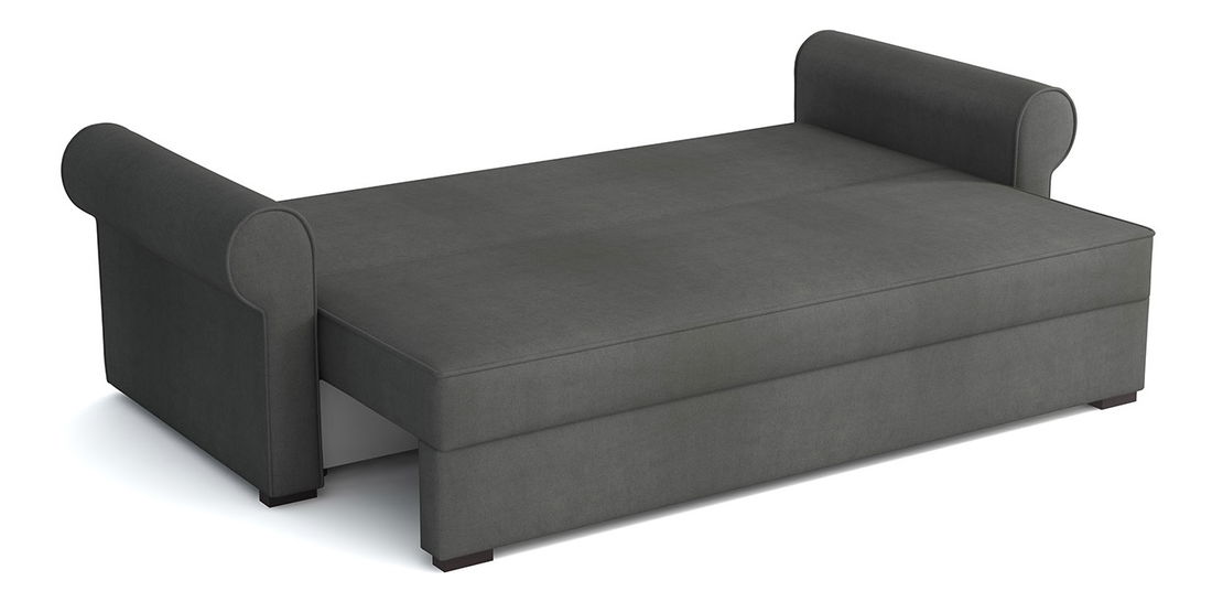 Rozkládací pohovka Mosuria (béžová) (s úl. prostorem)