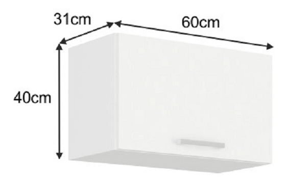 Horní skříňka Strolis 60 OK-40 (bílá)