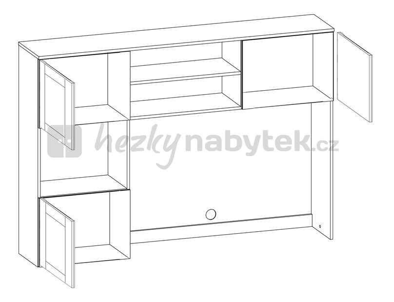 Nástavba na TV stolek Boss BS 05