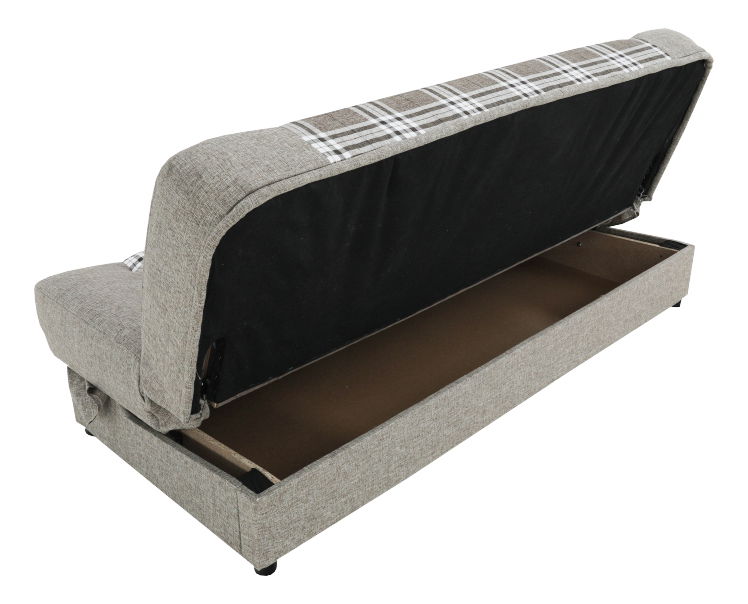 Pohovka Pale hnědá + bílá