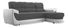 Rohová sedacia súprava Trento (šedá + světle šedá) (P)