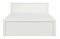 Manželská postel 160 cm BRW Kaspian LOZ/160/T (bílá)