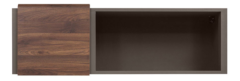 Skříňka na stěnu BRW Author SFW1D/4/12 (Láva + Ořech Columbia)