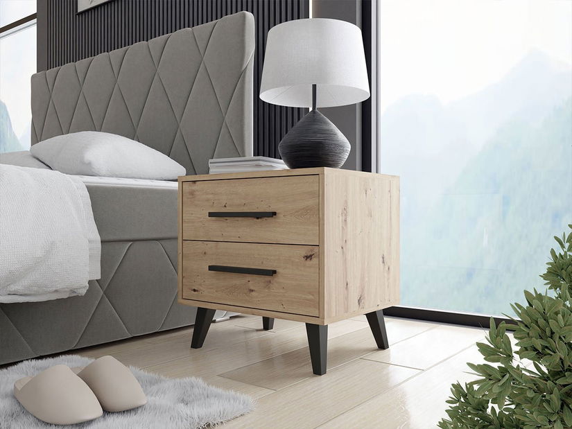 Noční stolek Keiko (dub artisan)