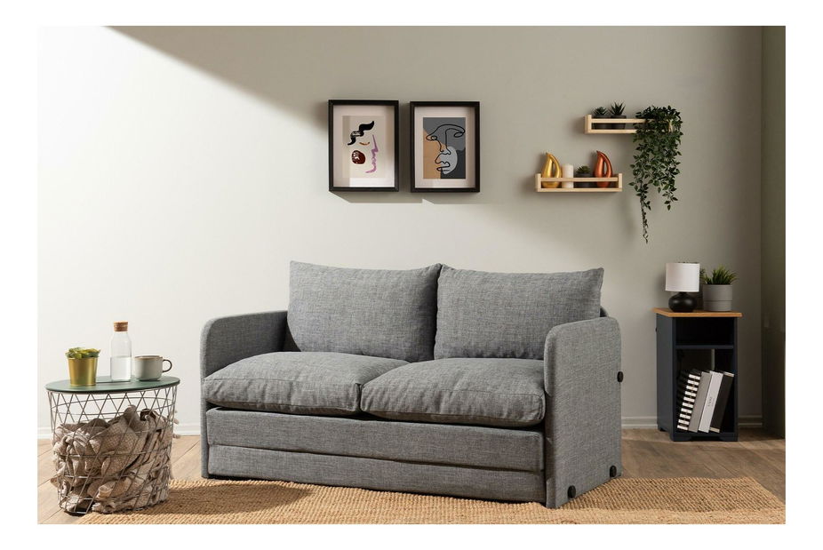 Rozkládací pohovka Sagoretti XL (světle šedá)