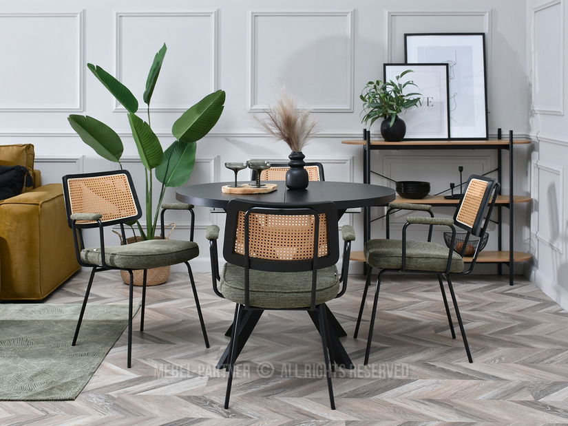 Židle Cleo (kaki + černá)