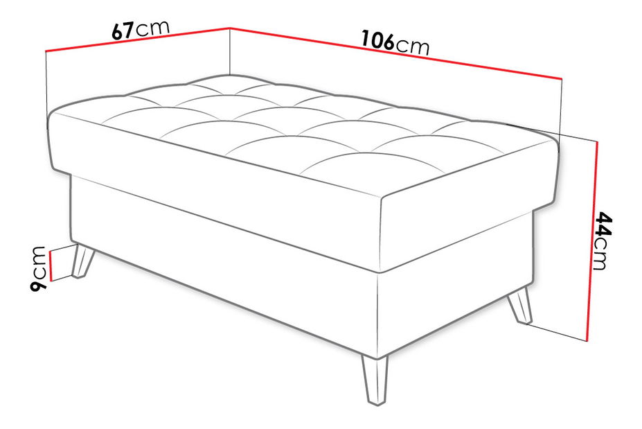 Taburetka Evrona (magic velvet 2227)