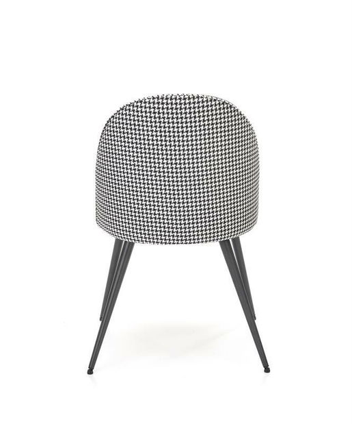 Jídelní židle Kristofer (černá + bílá)