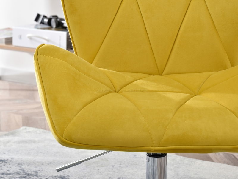 Křeslo Velma M (žlutá + černá)