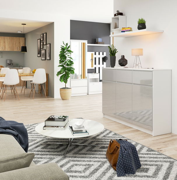 Komoda Keanu VI (metalický lesk)