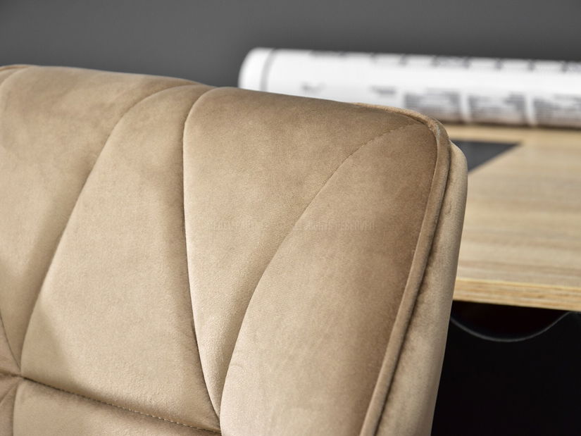 Křeslo Velma M (béžová + černá)