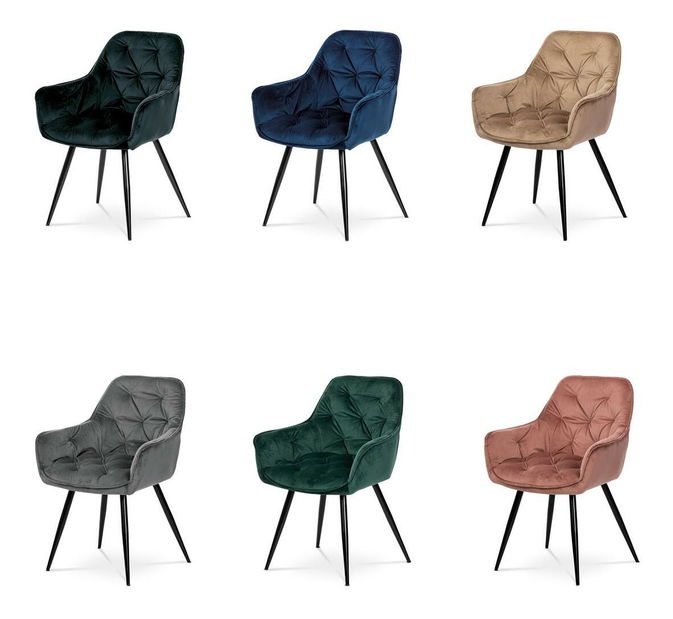 Jídelní židle Charli-BLUE4 (modrá)