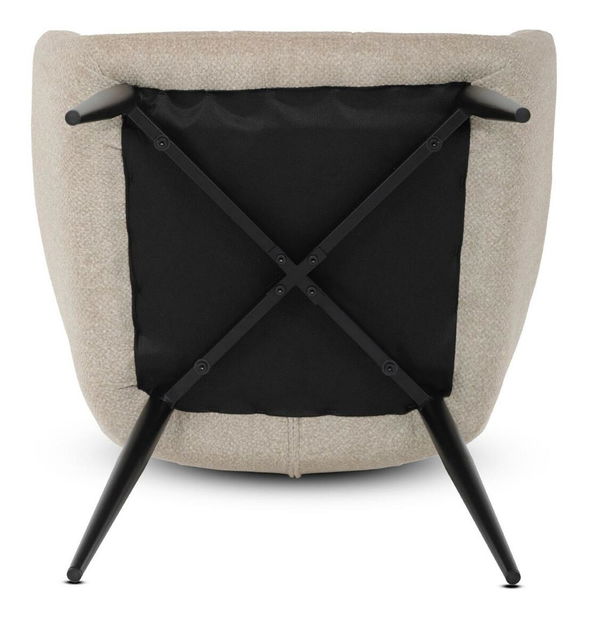 Jídelní židle Dedicada (krémová)