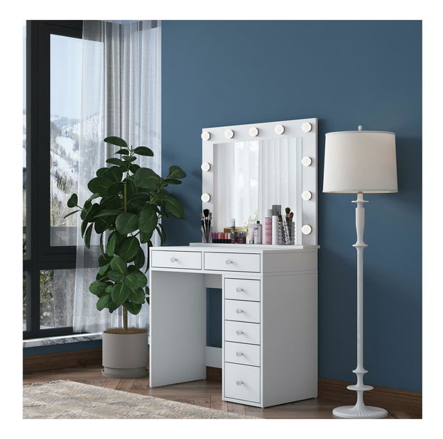 Toaletní stolek Blake 115 (bílá)