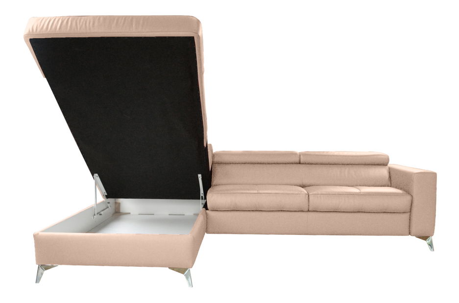 Rohová sedačka BRW Mono (béžová) (L)