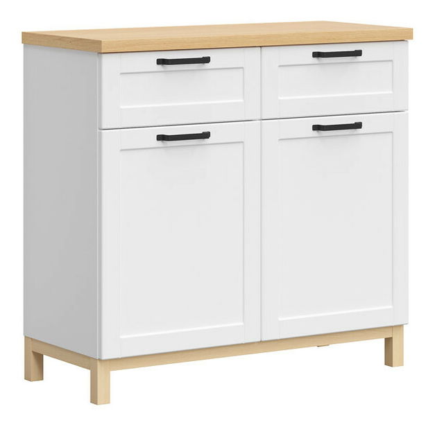 Komoda BRW Haga KOM2D2S (bílá)
