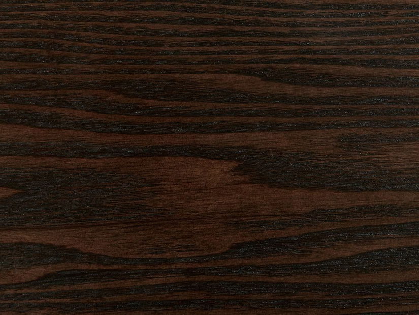 Manželská postel 180 cm ZEPHYRE (s roštem) (tmavé dřevo)