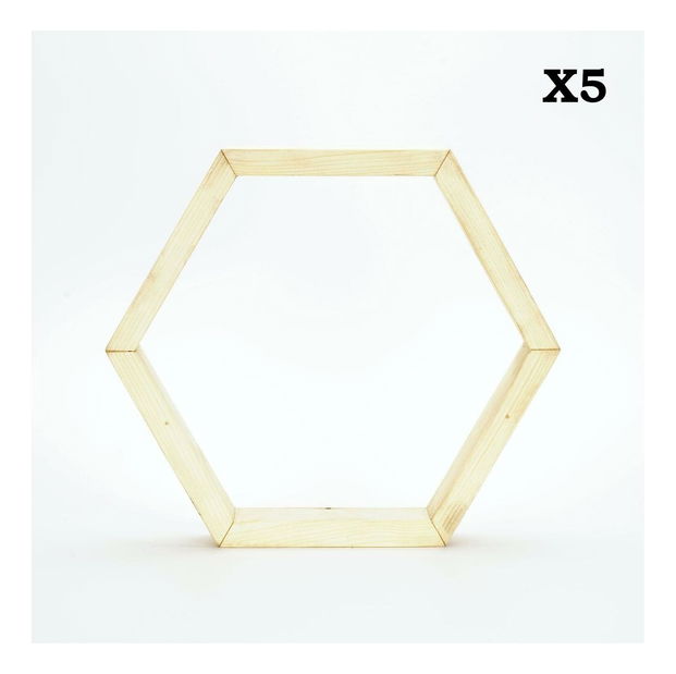 Set 4ks. polic Baboma 22 (ořech)